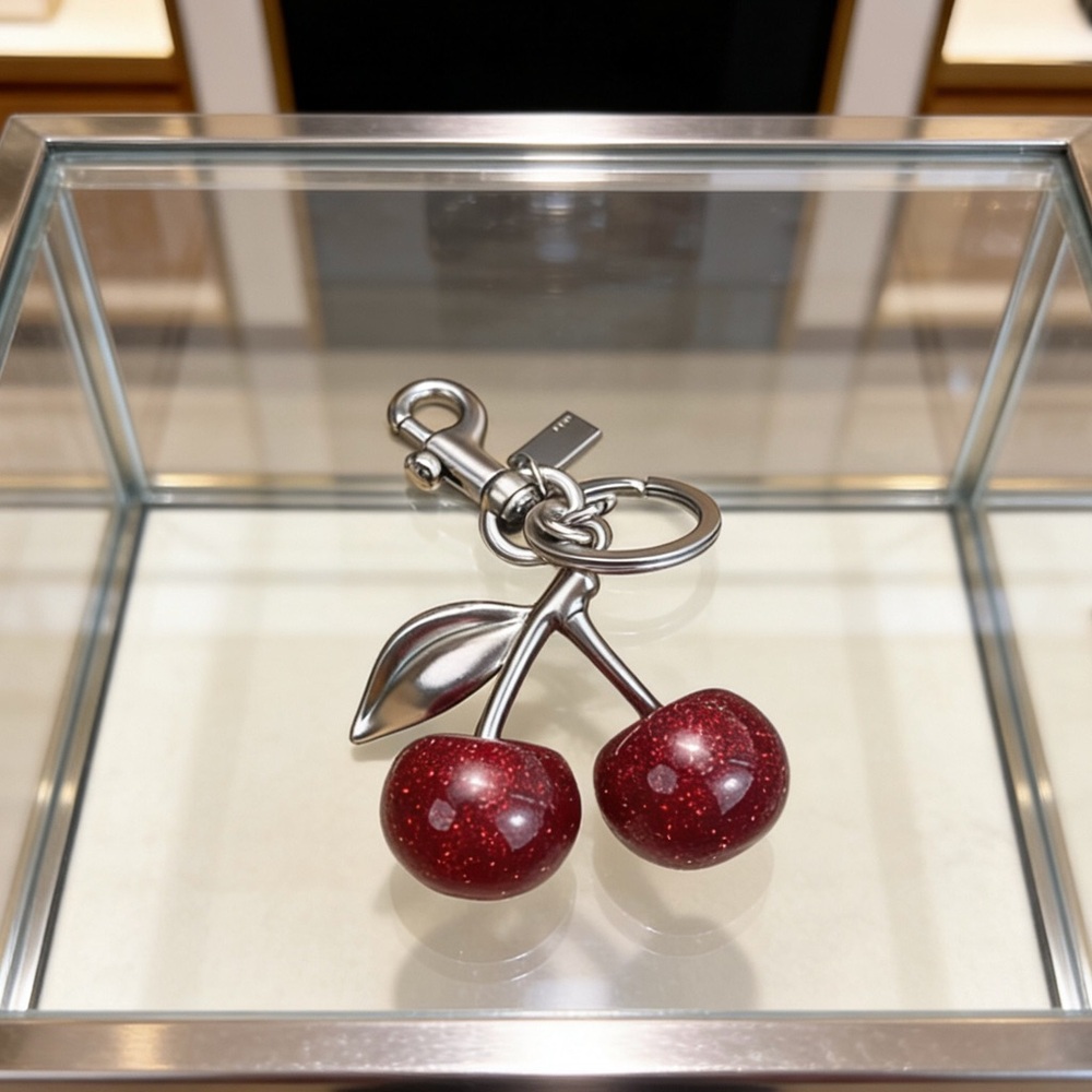 coach Cherry bag key chain - Picture 2 of 6